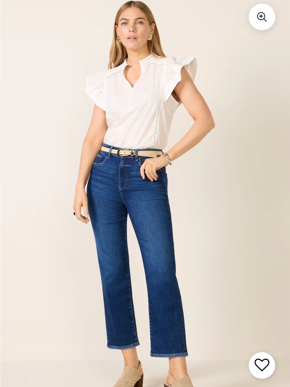 PAIGE Mason cropped jeans
